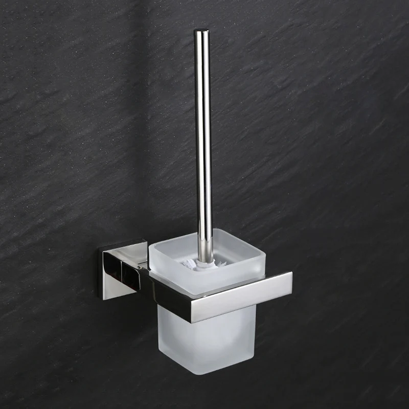 Chrome Polished Bathroom Hardware Mirror Chrome Polished Towel Rack Toilet Paper Holder Towel Bar Hook Bathroom Accessories