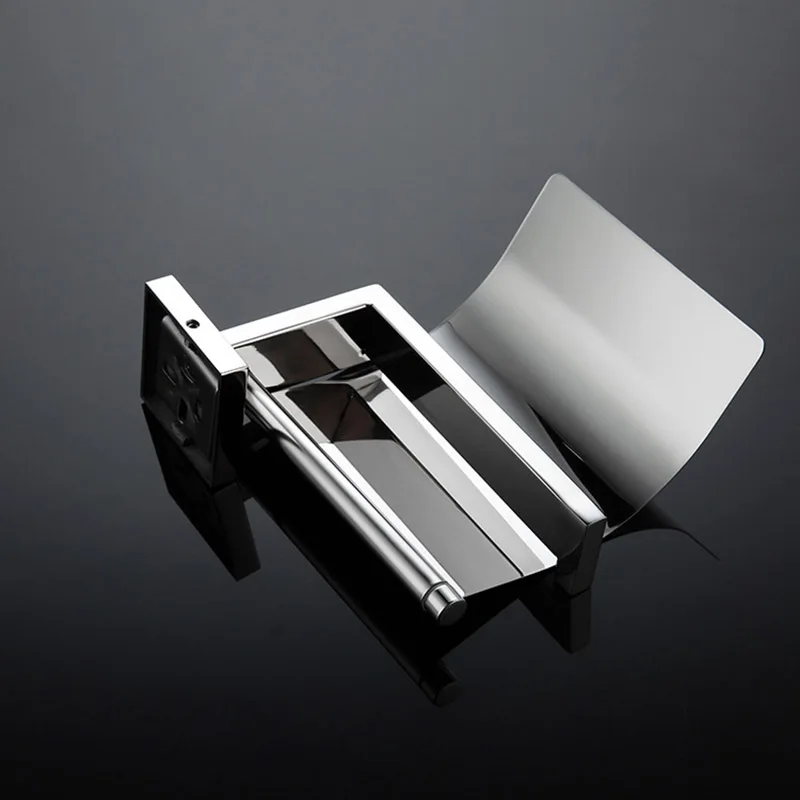 Chrome Polished Bathroom Hardware Mirror Chrome Polished Towel Rack Toilet Paper Holder Towel Bar Hook Bathroom Accessories
