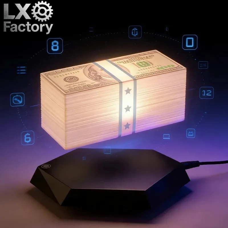 Floating Money Lamp Maglev Golden Lantern Grand Theft Auto Game Peripheral TK Same As Grand Theft Auto Birthday Gifts for Friend