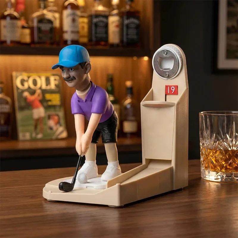Golf Player Bottle Opener Bottles Cap Launcher Camping Kitchen Party Supplies Bar Drinking Fun Tool Kitchen Accessories Golf Player Bottle Opener Bottles Cap Launcher Camping Kitchen Party Supplies Bar Drinking Fun Tool Kitchen Accessories