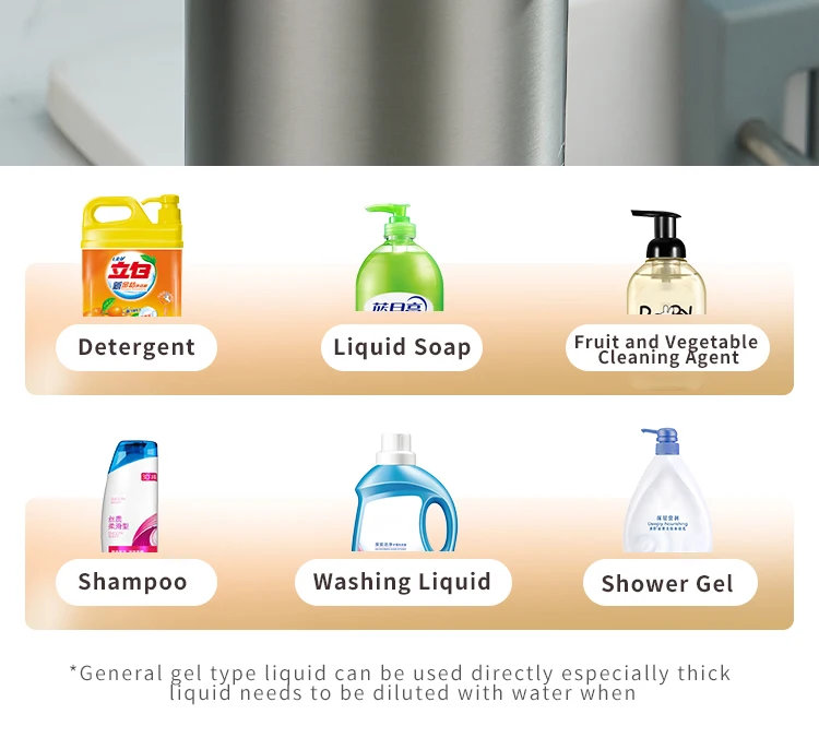 Kitchen Soap Machine Automatic Sensor Out of Hand Sanitizer Smart Electric Body Wash Soap Dispenser 304 Stainless Steel Kitchen Soap Machine Automatic Sensor Out of Hand Sanitizer Smart Electric Body Wash Soap Dispenser 304 Stainless Steel