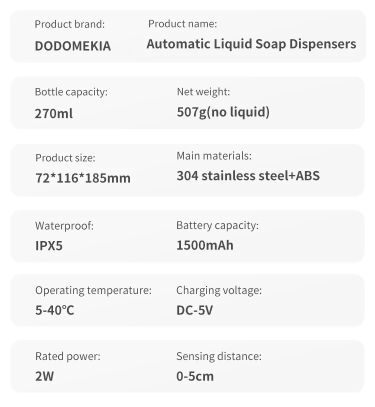 Kitchen Soap Machine Automatic Sensor Out of Hand Sanitizer Smart Electric Body Wash Soap Dispenser 304 Stainless Steel Kitchen Soap Machine Automatic Sensor Out of Hand Sanitizer Smart Electric Body Wash Soap Dispenser 304 Stainless Steel