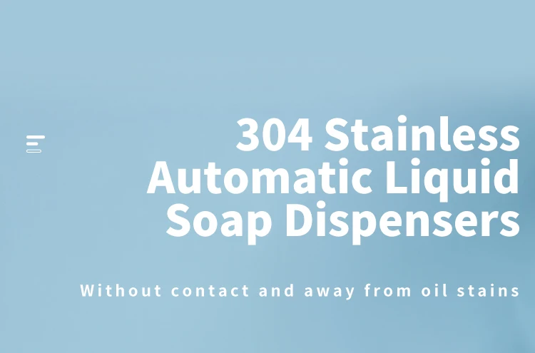 Kitchen Soap Machine Automatic Sensor Out of Hand Sanitizer Smart Electric Body Wash Soap Dispenser 304 Stainless Steel Kitchen Soap Machine Automatic Sensor Out of Hand Sanitizer Smart Electric Body Wash Soap Dispenser 304 Stainless Steel