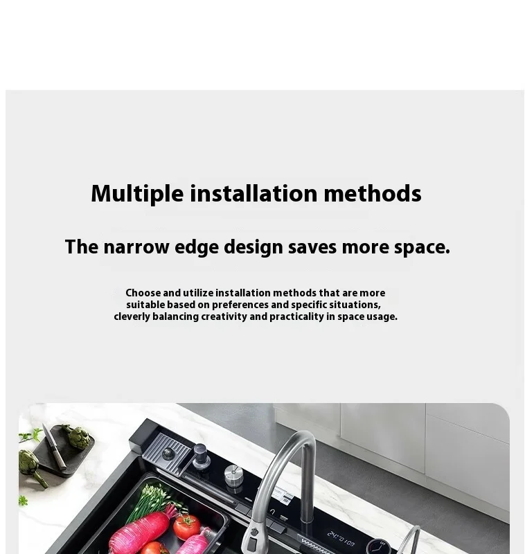 Large Size Multifunctional Stainless Steel Kitchen Sink