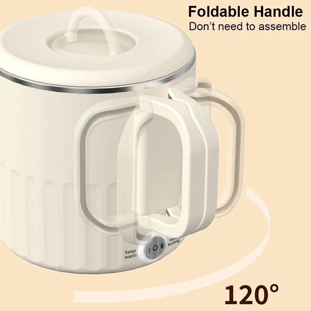 Mini Folding Electric Kettle 1000ML Portable Water Heater Travel Electric Kettle Collapsible Home Kettle Electric boiling pot