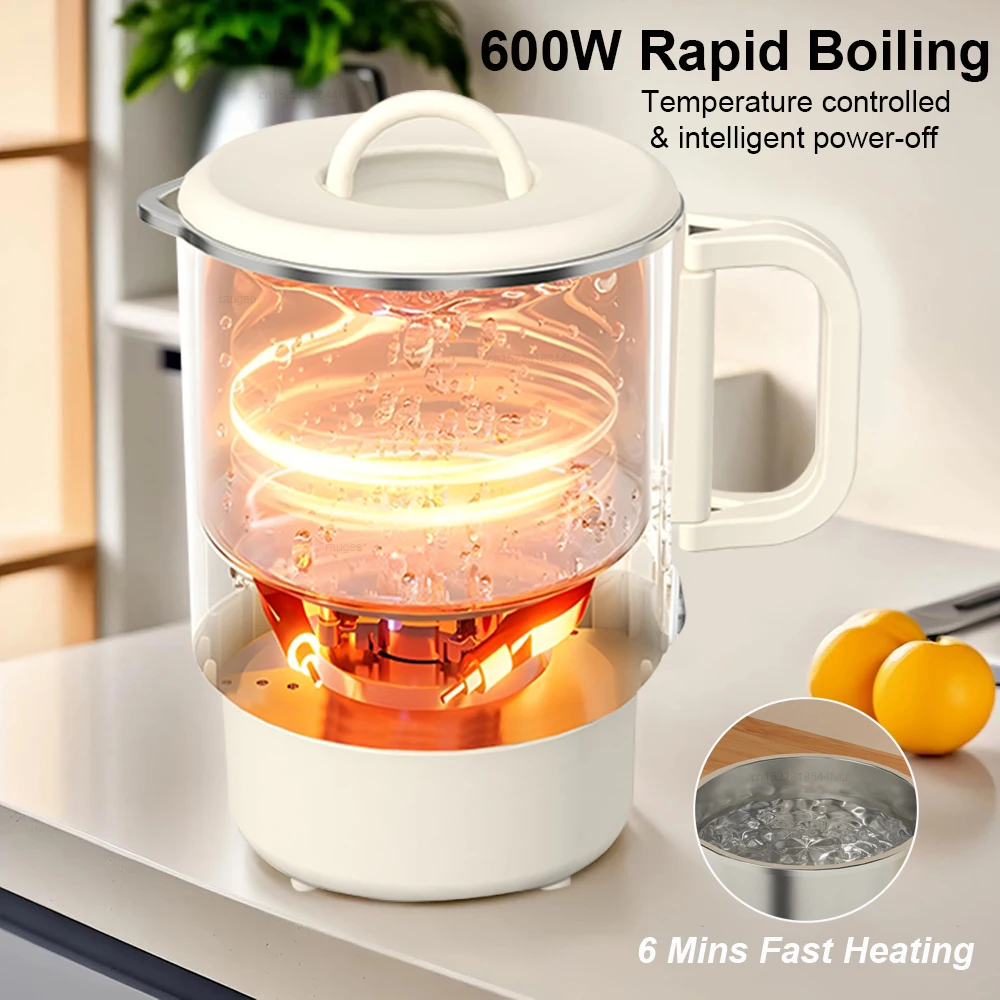 Mini Folding Electric Kettle 1000ML Portable Water Heater Travel Electric Kettle Collapsible Home Kettle Electric boiling pot