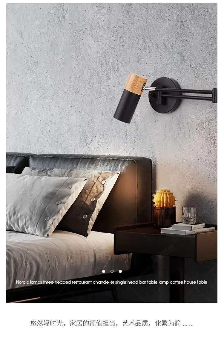 Modern Living Room Rocking Arm Wall Lamp bedlamps for bedroom Hotel Creative Telescopic Foldable Reading Wall Lamps Modern Living Room Rocking Arm Wall Lamp bedlamps for bedroom Hotel Creative Telescopic Foldable Reading Wall Lamps