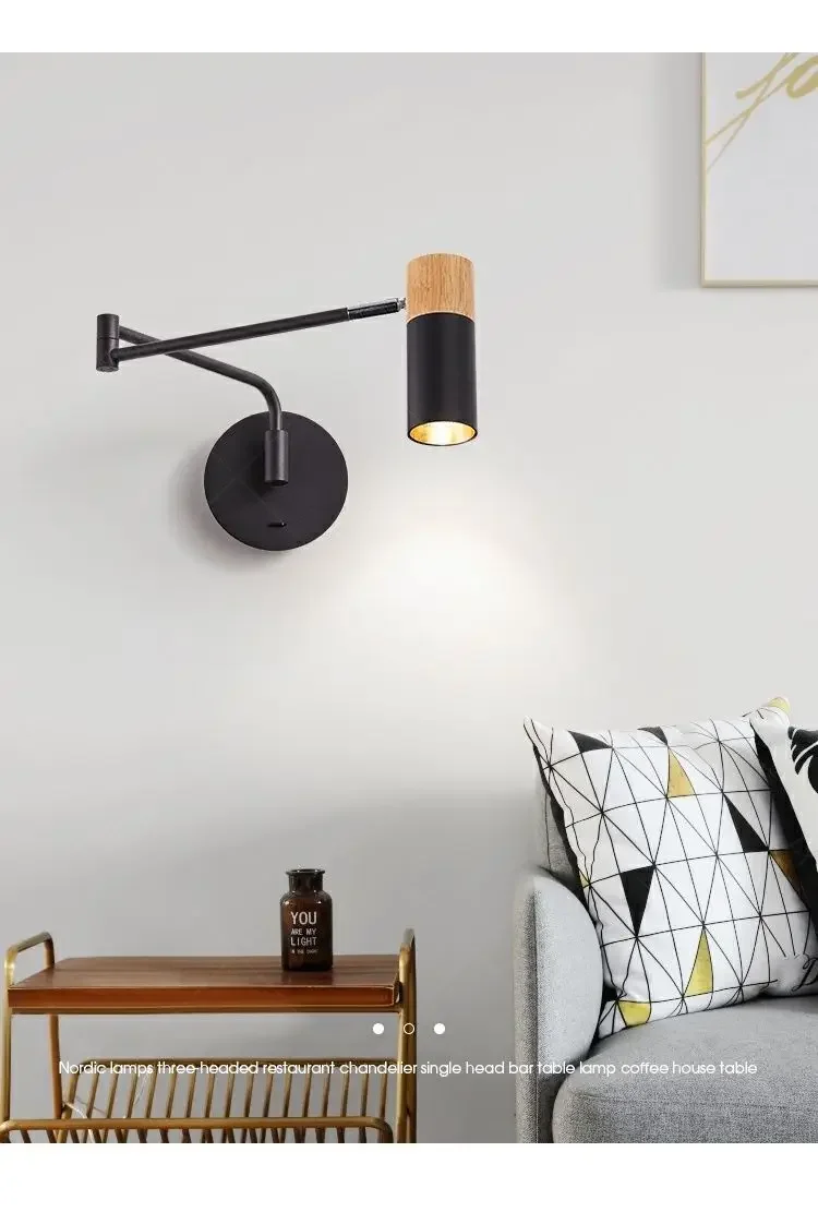 Modern Living Room Rocking Arm Wall Lamp bedlamps for bedroom Hotel Creative Telescopic Foldable Reading Wall Lamps Modern Living Room Rocking Arm Wall Lamp bedlamps for bedroom Hotel Creative Telescopic Foldable Reading Wall Lamps