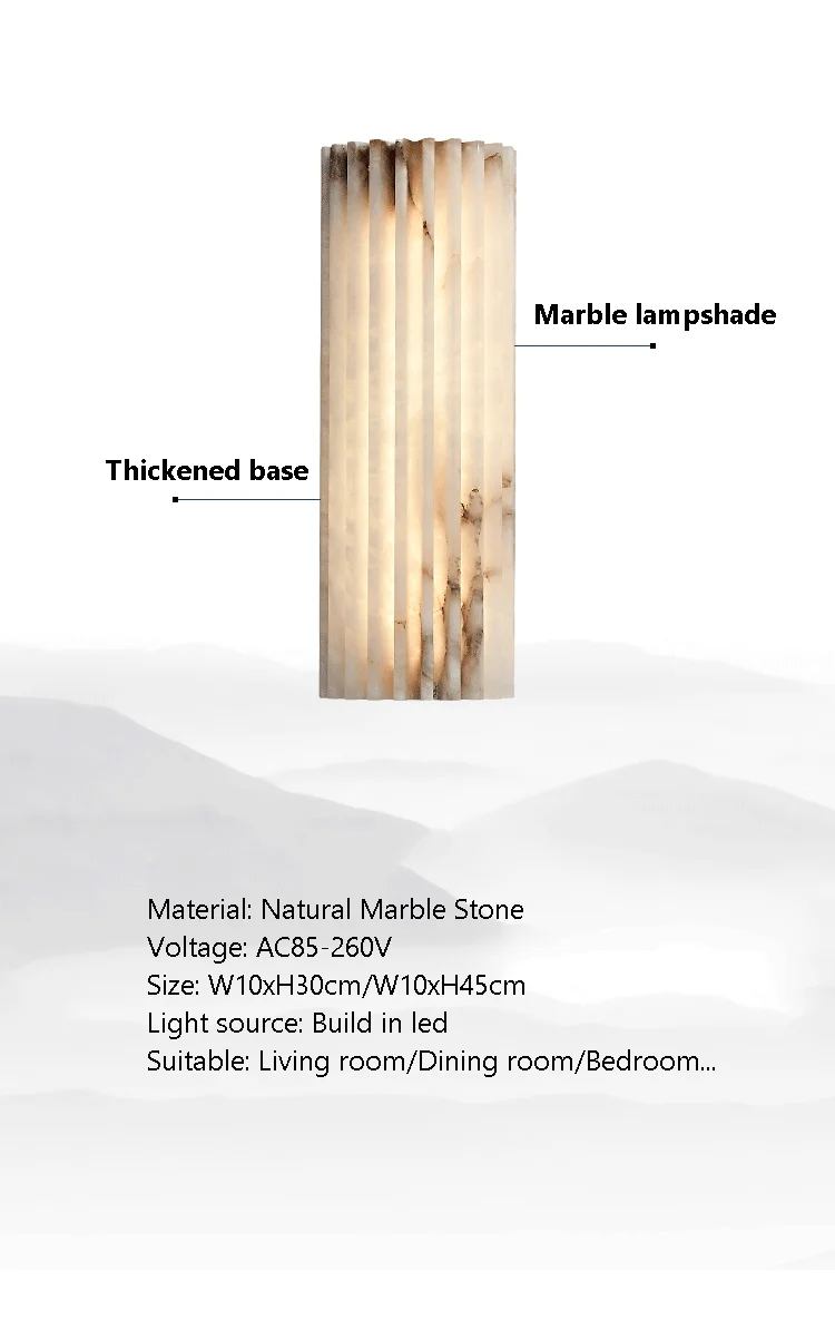 Modern Minimalist Marble Wall Lamp Bedside Lamp Bedroom Italian Style Light Luxury Designer Personalized Living Room TV Sconce Modern Minimalist Marble Wall Lamp Bedside Lamp Bedroom Italian Style Light Luxury Designer Personalized Living Room TV Sconce