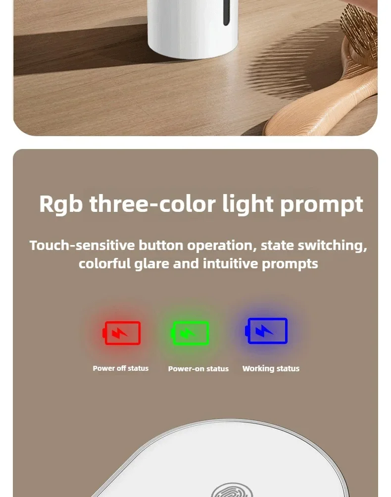 New Bathroom Automatic Sensing Soap Dispenser Type C Multiple Levels Contactless Electric Frother Charging Wall Mounted Vertical