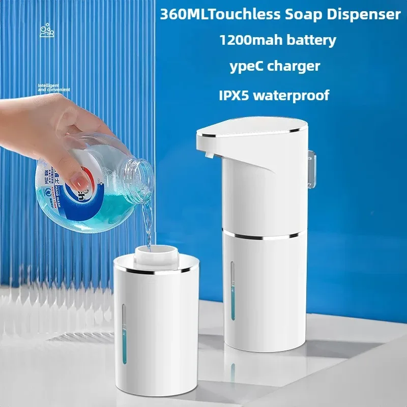 New Bathroom Automatic Sensing Soap Dispenser Type C Kitchen Gadgets Shower Upgrades New Bathroom Automatic Sensing Soap Dispenser Type C Kitchen Gadgets Shower Upgrades