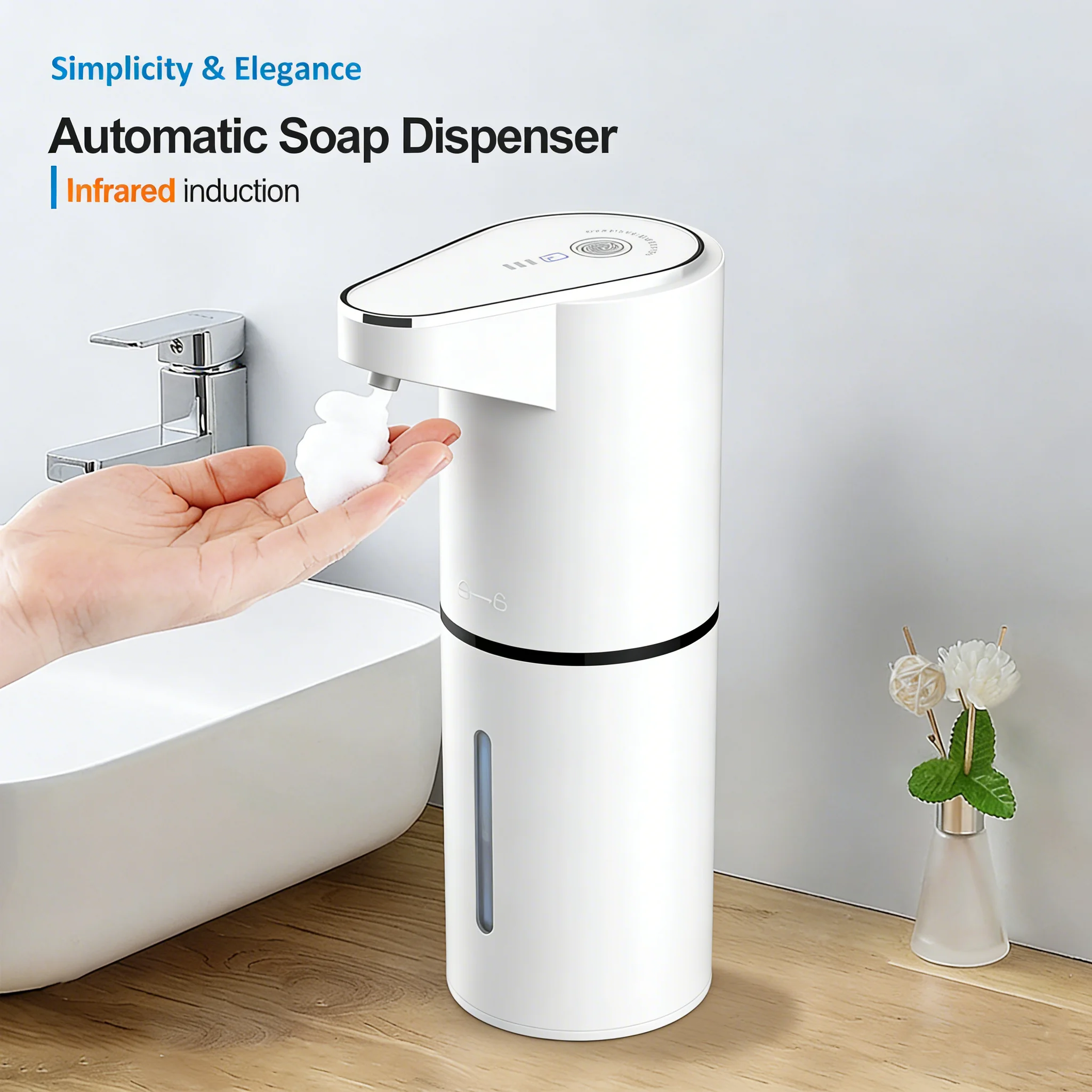 New Bathroom Automatic Sensing Soap Dispenser Type C Kitchen Gadgets Shower Upgrades New Bathroom Automatic Sensing Soap Dispenser Type C Kitchen Gadgets Shower Upgrades