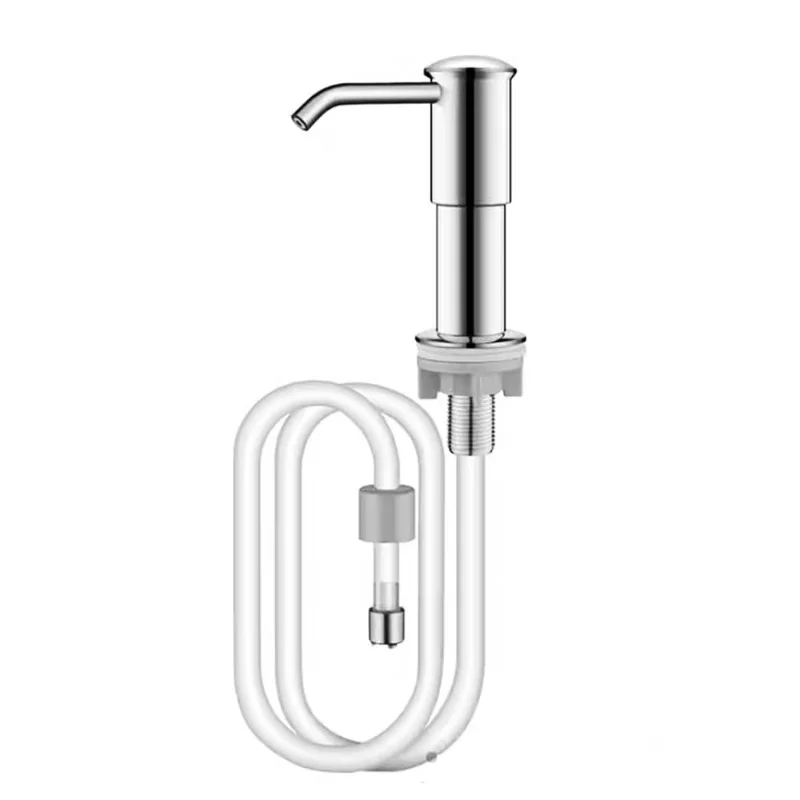New Kitchen Hardware Stainless Steel Accessories Liquid Soap Dispenser Pump Kitchen Sink Hand Pressure Liquid Dispenser New Kitchen Hardware Stainless Steel Accessories Liquid Soap Dispenser Pump Kitchen Sink Hand Pressure Liquid Dispenser