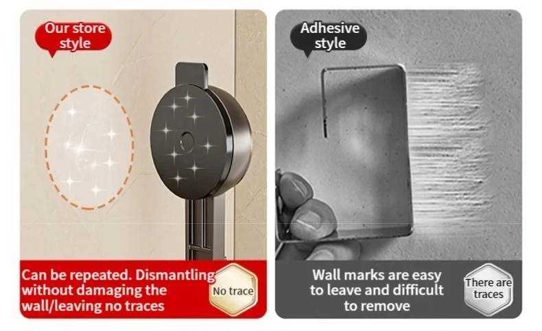 No Drill Suction Cup Suction Bathroom Rack Bathroom Shelf Toilet Space Aluminum Hanging Rack Bathroom Organizer Hang On The Wall