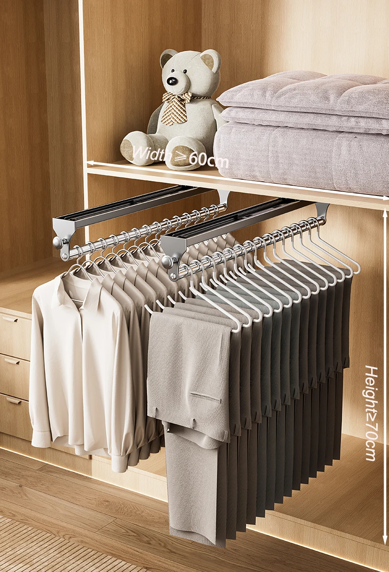 Pull-out Trouser Hangers Pull-out Trouser Hangers