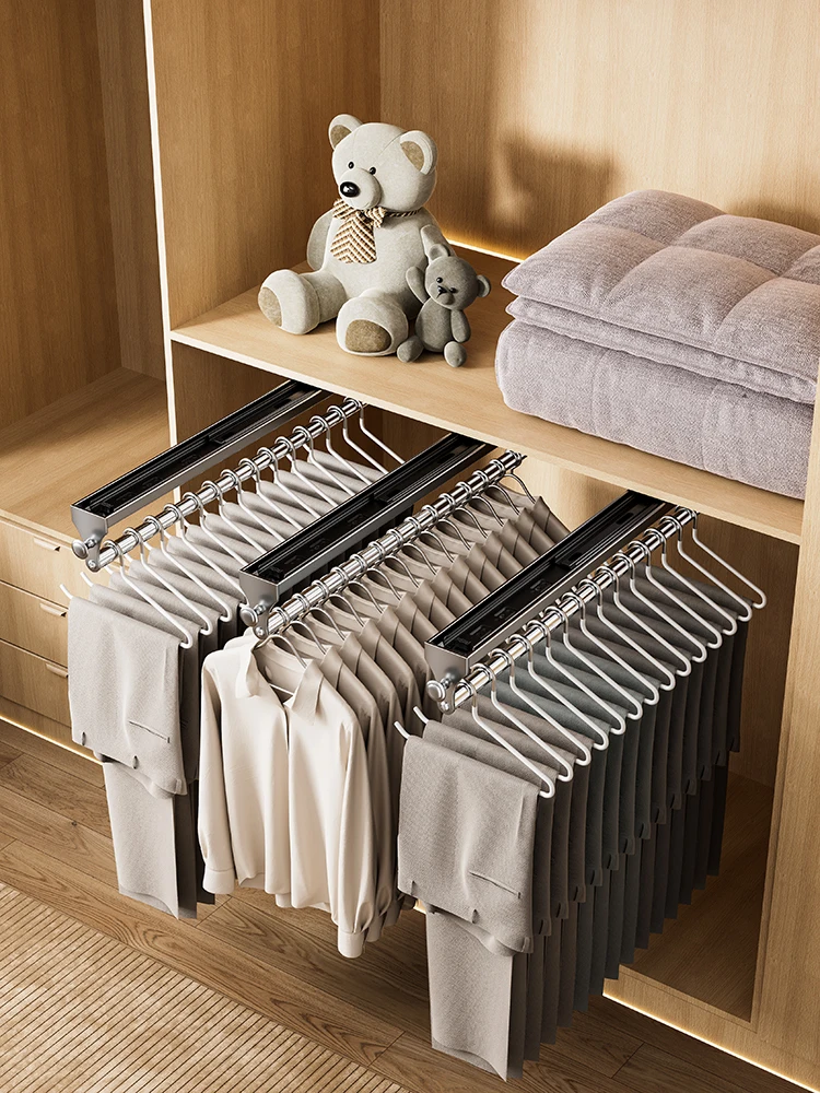 Pull-out Trouser Hangers Linens & Beddings Pull-out Trouser Hangers Linens & Beddings