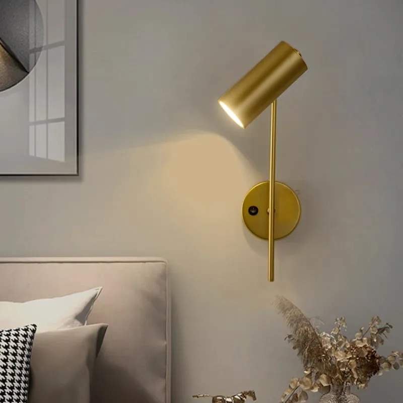 Rotatable Hotel Bedroom Wall Lamp Iron Frame Plastic Shade E27 LED Reading Light with Switch Modern Home Decoration Sconce Light Rotatable Hotel Bedroom Wall Lamp Iron Frame Plastic Shade E27 LED Reading Light with Switch Modern Home Decoration Sconce Light