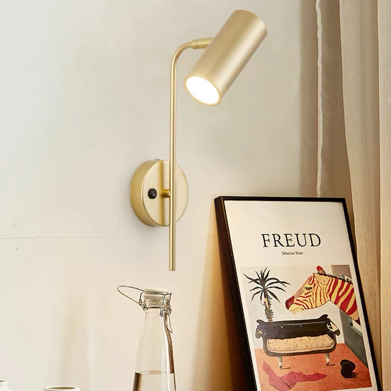 Rotatable Hotel Bedroom Wall Lamp Iron Frame Plastic Shade E27 LED Reading Light with Switch Modern Home Decoration Sconce Light Rotatable Hotel Bedroom Wall Lamp Iron Frame Plastic Shade E27 LED Reading Light with Switch Modern Home Decoration Sconce Light