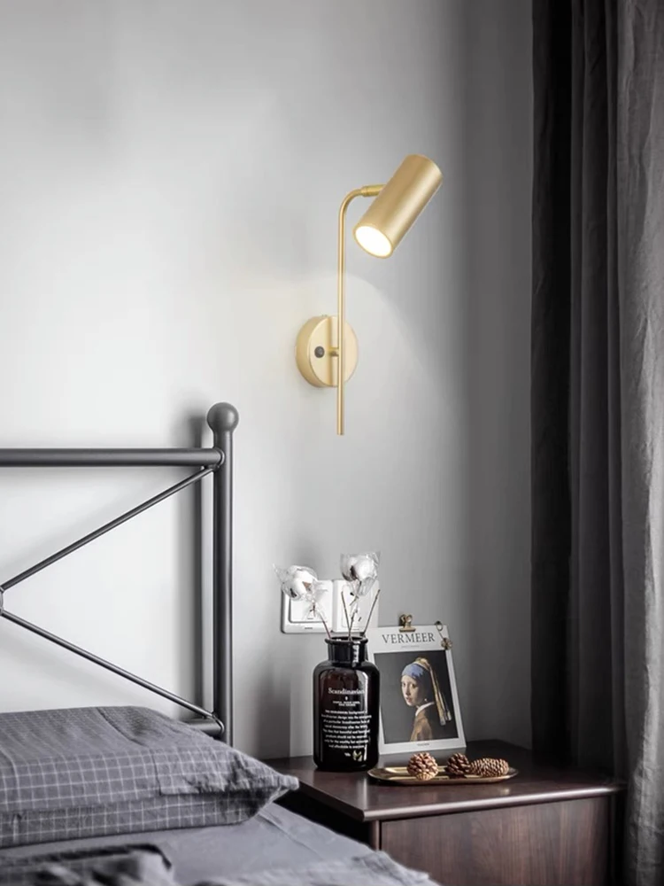 Rotatable Hotel Bedroom Wall Lamp Iron Frame Plastic Shade E27 LED Reading Light with Switch Modern Home Decoration Sconce Light Rotatable Hotel Bedroom Wall Lamp Iron Frame Plastic Shade E27 LED Reading Light with Switch Modern Home Decoration Sconce Light