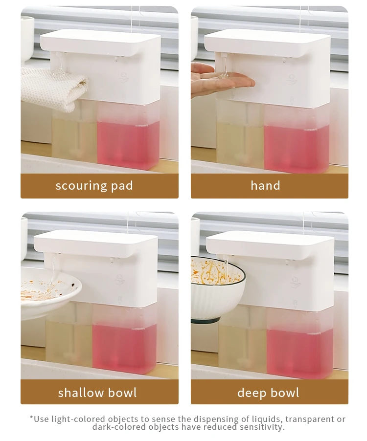 New Automatic Dishwashing Liquid Sensor Kitchen Double Head Gel Foam Hand Sanitizer Soap Dispenser Wall Hanging New Automatic Dishwashing Liquid Sensor Kitchen Double Head Gel Foam Hand Sanitizer Soap Dispenser Wall Hanging