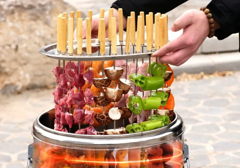 Smokeless Stainless Steel Barbecue Grill