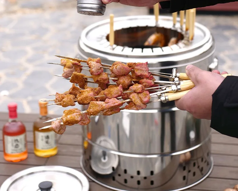 Smokeless Stainless Steel Barbecue Grill