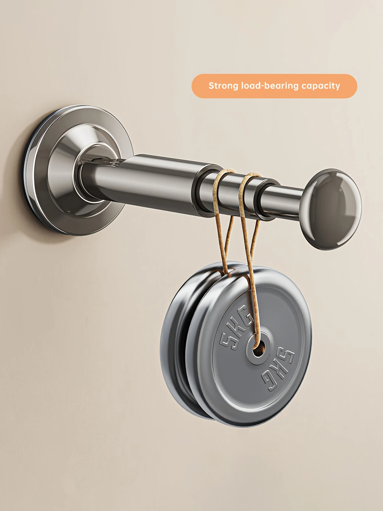 Suction Cup Hanger Clothes Hanger Storage Rack Household Hanger Multi-function Storage Artifact Household Balconies Wall Hanging