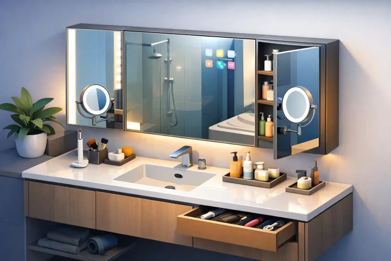 Bathroom Vanity Mirrors That Work Harder