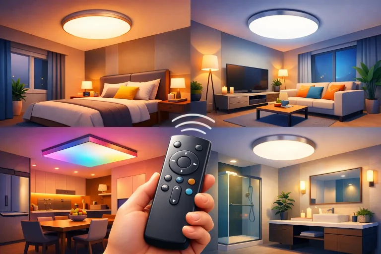 Smart Ceiling Lights With Remote for Every Room
