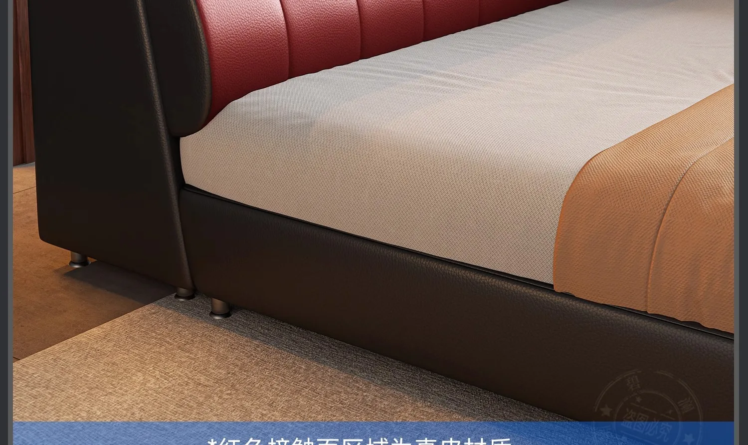 180X200CM double beds monster bed modern style Home furniture complete double bedroom luxury  king sizebed 2 people Single Sun