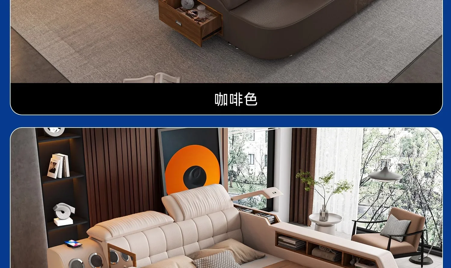 180X200CM double beds monster bed modern style Home furniture complete double bedroom luxury  king sizebed 2 people Single Sun