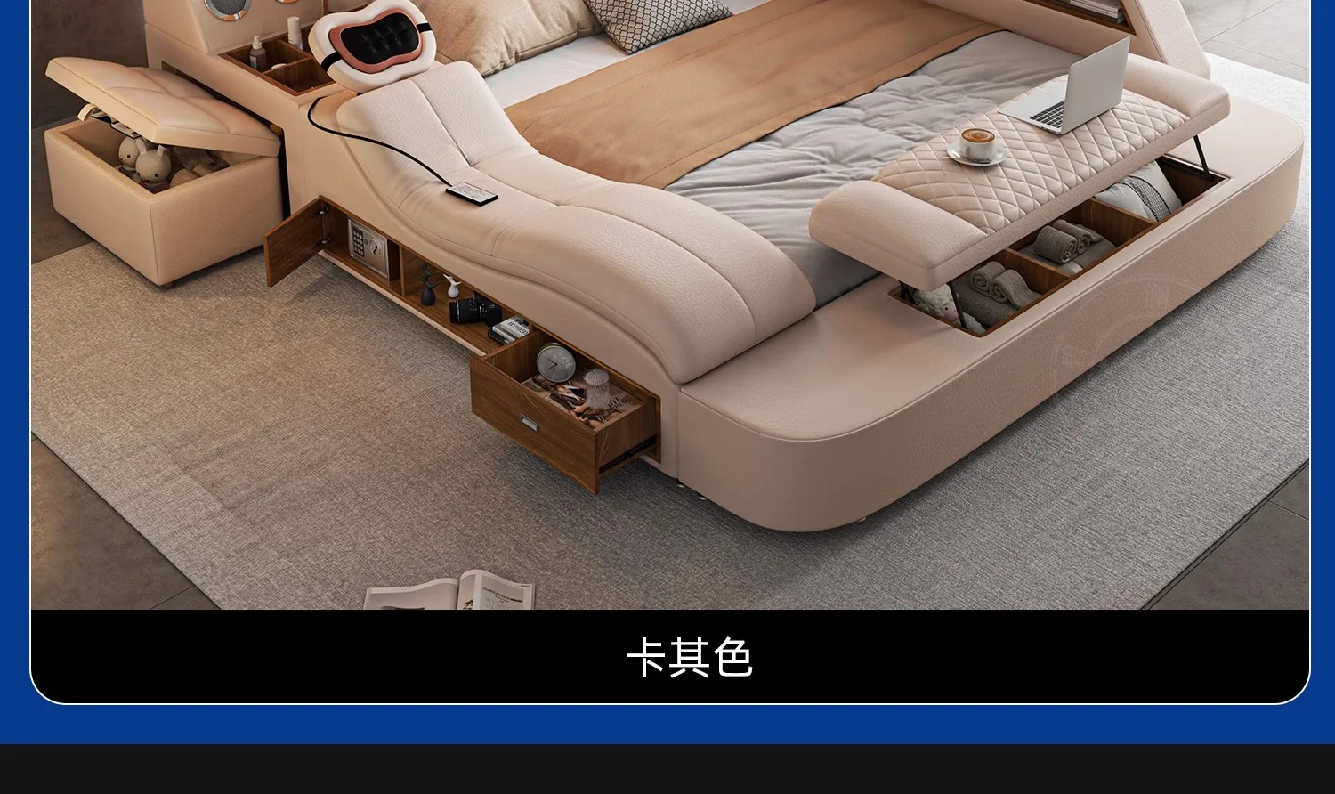 180X200CM double beds monster bed modern style Home furniture complete double bedroom luxury  king sizebed 2 people Single Sun