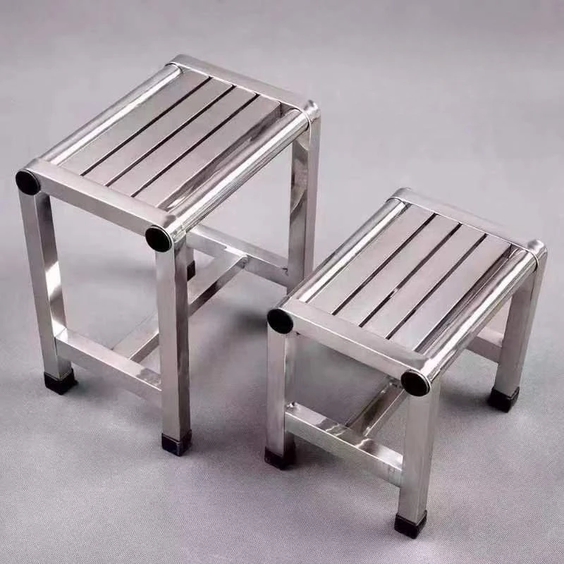 1Pc Multi-purpose Stainless Steel Stool - Durable Thick & Sturdy Stool, Ideal for Living Room, Bathroom, Kitchen and Corridors 1Pc Multi-purpose Stainless Steel Stool - Durable Thick & Sturdy Stool, Ideal for Living Room, Bathroom, Kitchen and Corridors