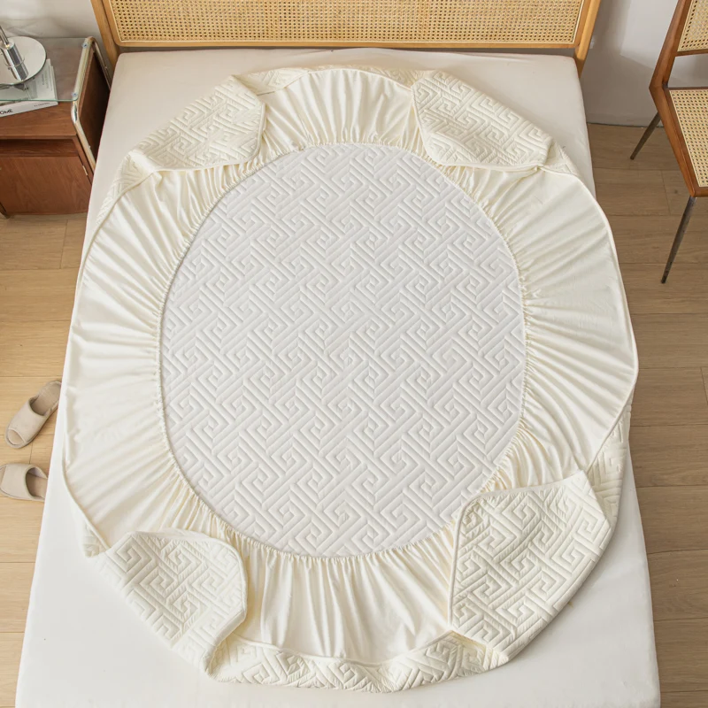 1Pc Waterproof Mattress Cover Lattice Fitted Sheet Mattress Protector Twin Full Quuen King Size 160*200 Mattress Cover 1Pc Waterproof Mattress Cover Lattice Fitted Sheet Mattress Protector Twin Full Quuen King Size 160*200 Mattress Cover