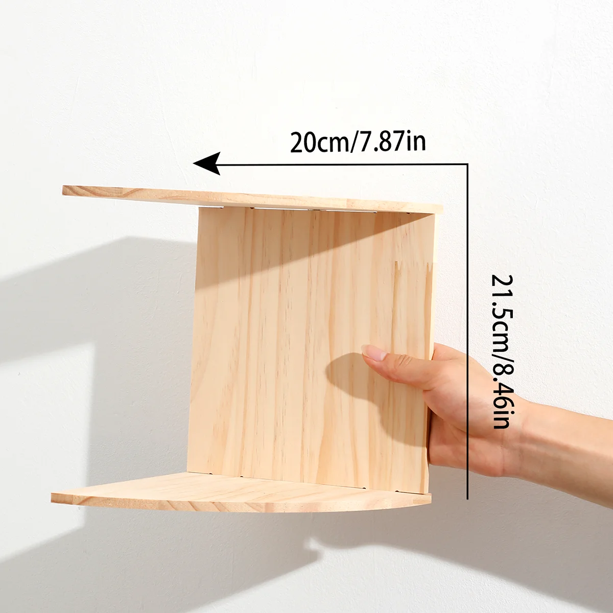 2/4/5 Layers PVC Wooden Corner Shelf Burlywood Storage Shelf Boho Home Decoration Floating Wall Organizer Room Decors Aesthetic 2/4/5 Layers PVC Wooden Corner Shelf Burlywood Storage Shelf Boho Home Decoration Floating Wall Organizer Room Decors Aesthetic
