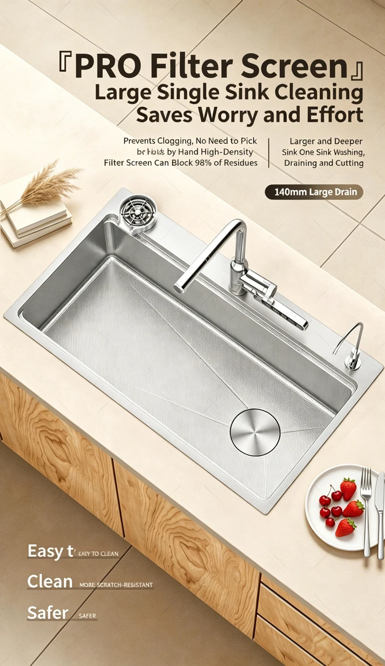 304 Stainless Steel Kitchen Sink