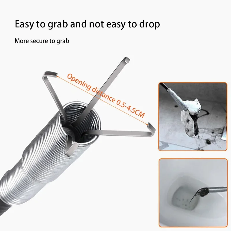 Kitchen Sink Cleaning Pipe Plunger and Sinks Sewer Toilet Unclogging With Grab Handle Factory Supply Four-jaw Pickup Unblocker Kitchen Sink Cleaning Pipe Plunger and Sinks Sewer Toilet Unclogging With Grab Handle Factory Supply Four-jaw Pickup Unblocker