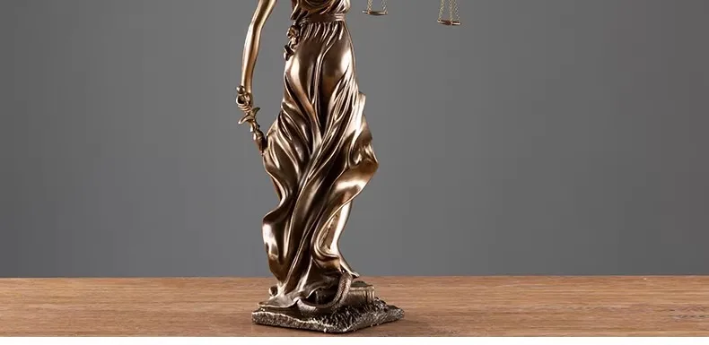 Judicial Fairness and Justice Goddess Figures Statue