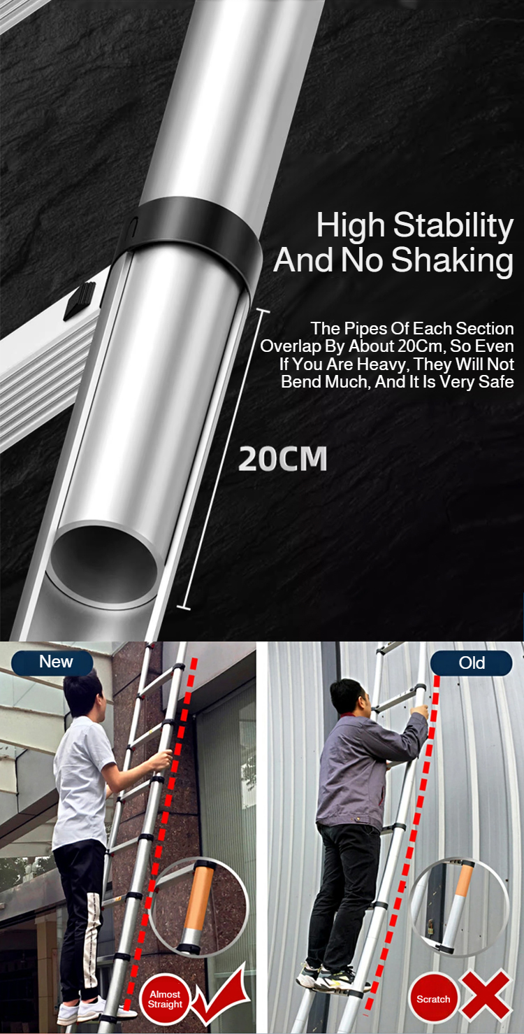 1.9-3.5M Stainless Steel Folding Ladder Herringbone Ladder Telescopic Ladders Step Ladder Household Engineering Stairs for Home 1.9-3.5M Stainless Steel Folding Ladder Herringbone Ladder Telescopic Ladders Step Ladder Household Engineering Stairs for Home
