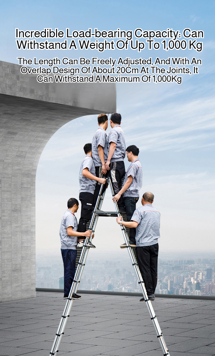 1.9-3.5M Stainless Steel Folding Ladder Herringbone Ladder Telescopic Ladders Step Ladder Household Engineering Stairs for Home 1.9-3.5M Stainless Steel Folding Ladder Herringbone Ladder Telescopic Ladders Step Ladder Household Engineering Stairs for Home