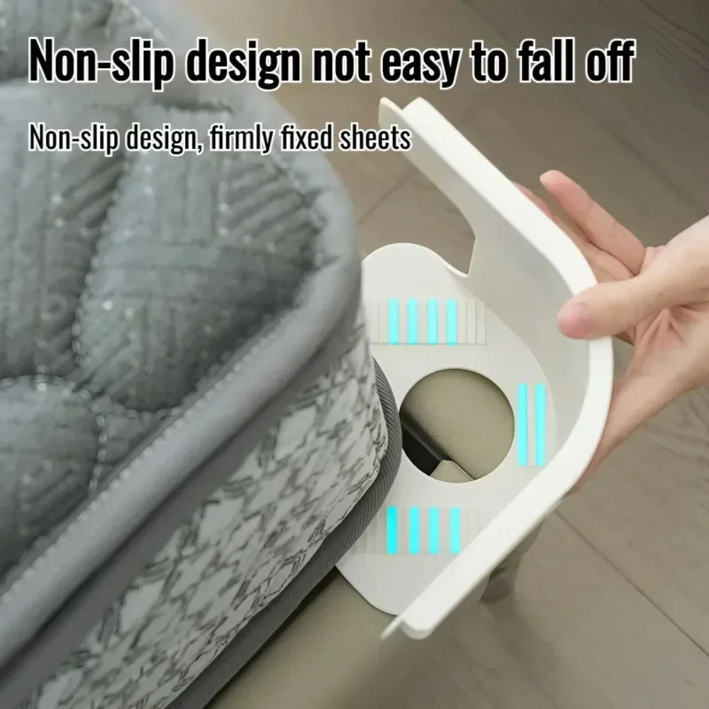 4PCS Invisible Heavy Duty Bedsheet Corner Tightener Clips Mattress Straps for All Sheet Sizes Non-Slip Holders Secure Bed Sheets 4PCS Invisible Heavy Duty Bedsheet Corner Tightener Clips Mattress Straps for All Sheet Sizes Non-Slip Holders Secure Bed Sheets