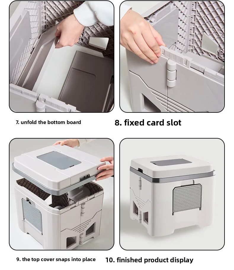 Adult Folding Portable Camping Toilet Odor-Proof Mobile Commode Stool for Car Emergency Outdoor Travel And Camping Use