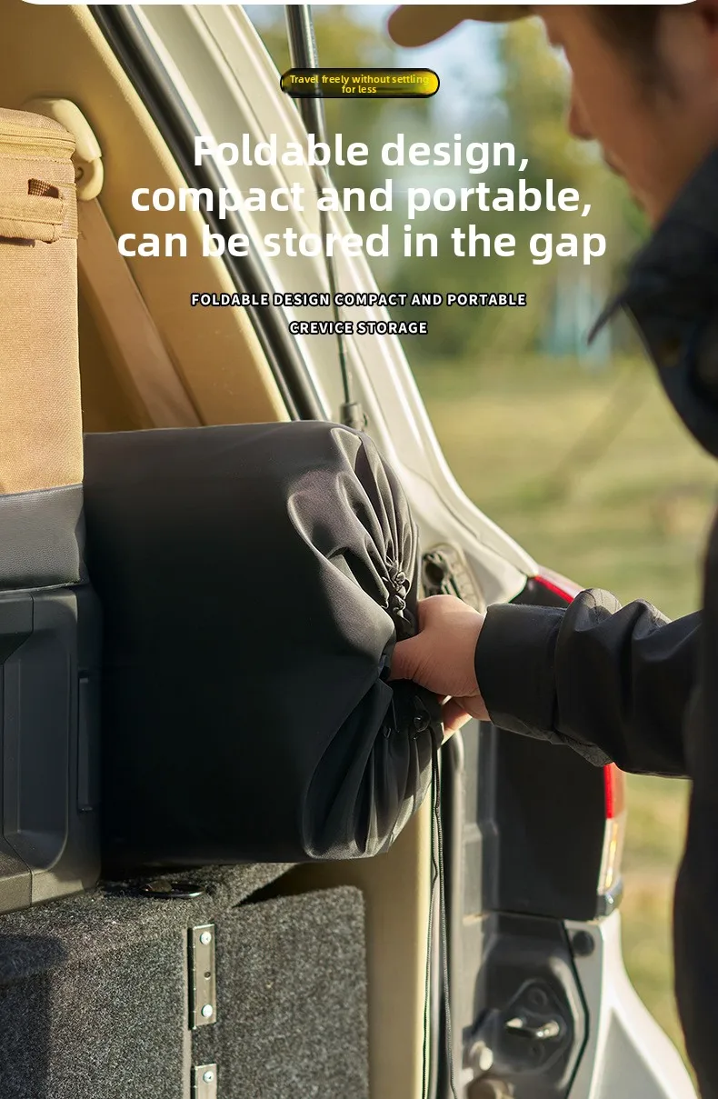 Adult Folding Portable Camping Toilet Odor-Proof Mobile Commode Stool for Car Emergency Outdoor Travel And Camping Use