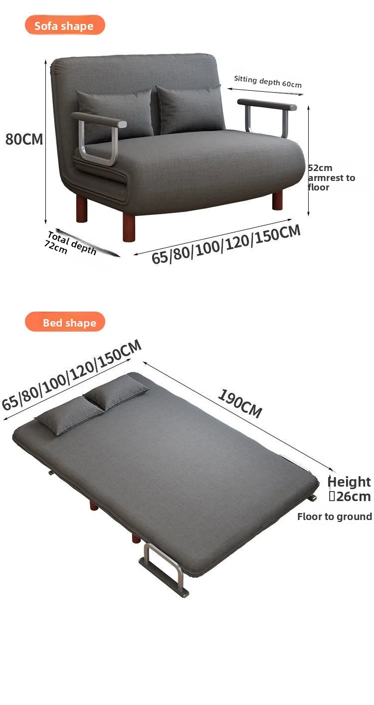 Durable Folding sofa bed dual-purpose living room Durable Folding sofa bed dual-purpose living room
