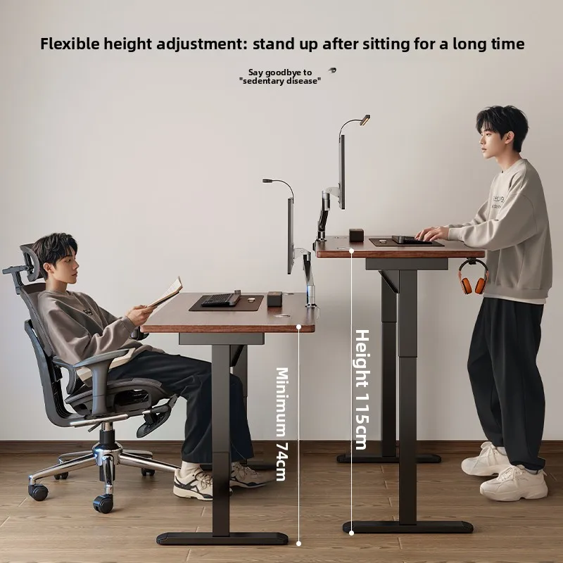 Electric Height-Adjustable Standing Desk Computer Desk for Gaming and Office Use Home Study Desk E-sports Table Workbench Tables Electric Height-Adjustable Standing Desk Computer Desk for Gaming and Office Use Home Study Desk E-sports Table Workbench Tables