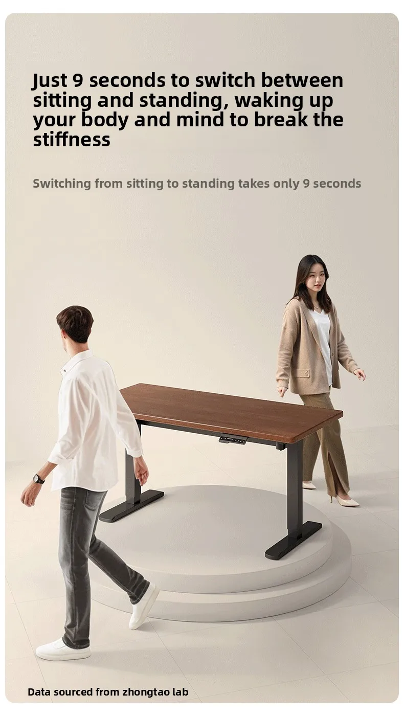 Electric Height-Adjustable Standing Desk Computer Desk for Gaming and Office Use Home Study Desk E-sports Table Workbench Tables