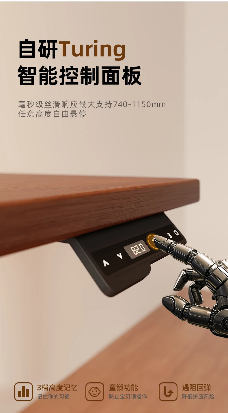 Electric Height-Adjustable Standing Desk Computer Desk for Gaming and Office Use Home Study Desk E-sports Table Workbench Tables