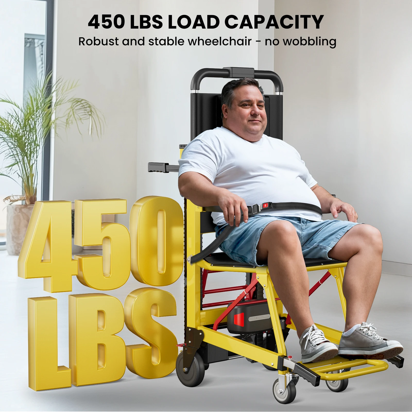 Emergency Stair Lift Wheelchair Battery Operated Elderly Disabled Max 440 lbs Load 120W Home Care Emergency Stair Lift Wheelchair Battery Operated Elderly Disabled Max 440 lbs Load 120W Home Care