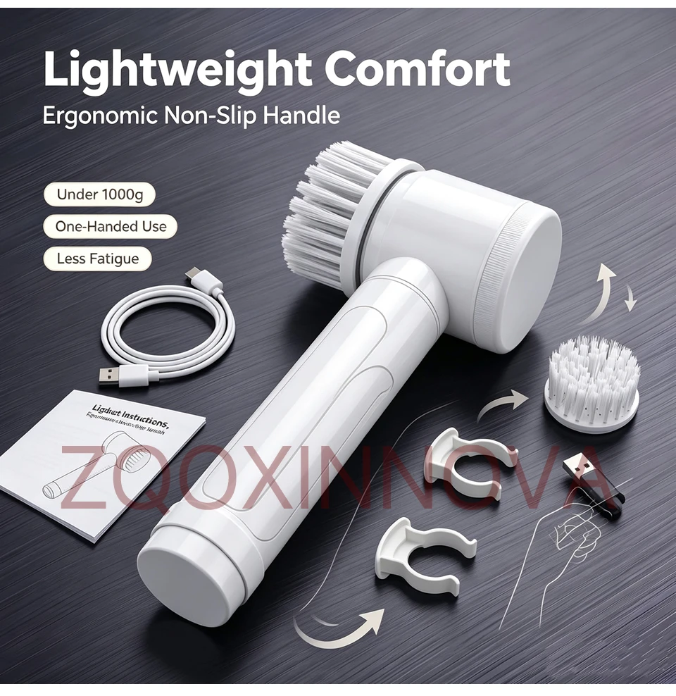 Household Cordless Spin Scrubber Kitchen Gadgets Hair Brushes Bathroom Broom Toilet Mops Electric Multipurpose Cleaning Brush Household Cordless Spin Scrubber Kitchen Gadgets Hair Brushes Bathroom Broom Toilet Mops Electric Multipurpose Cleaning Brush