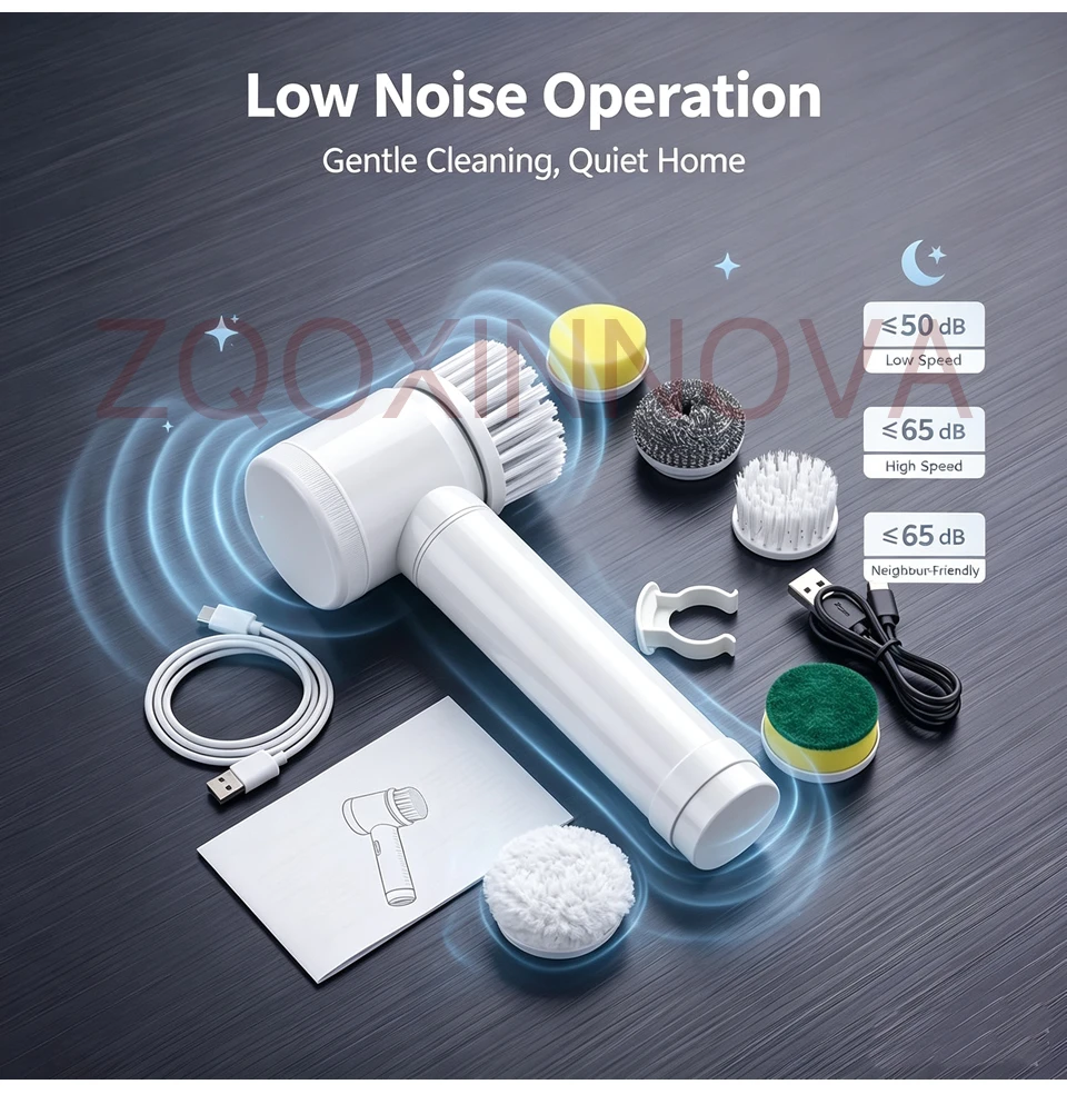 Household Cordless Spin Scrubber Kitchen Gadgets Hair Brushes Bathroom Broom Toilet Mops Electric Multipurpose Cleaning Brush Household Cordless Spin Scrubber Kitchen Gadgets Hair Brushes Bathroom Broom Toilet Mops Electric Multipurpose Cleaning Brush